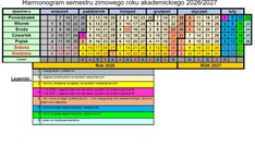 Harmonogram akademicki