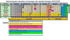 Harmonogram akademicki